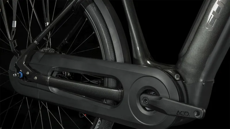 Cube Supreme Hybrid EX 625 Easy-Entry Electric Bike in Grey/Black-2